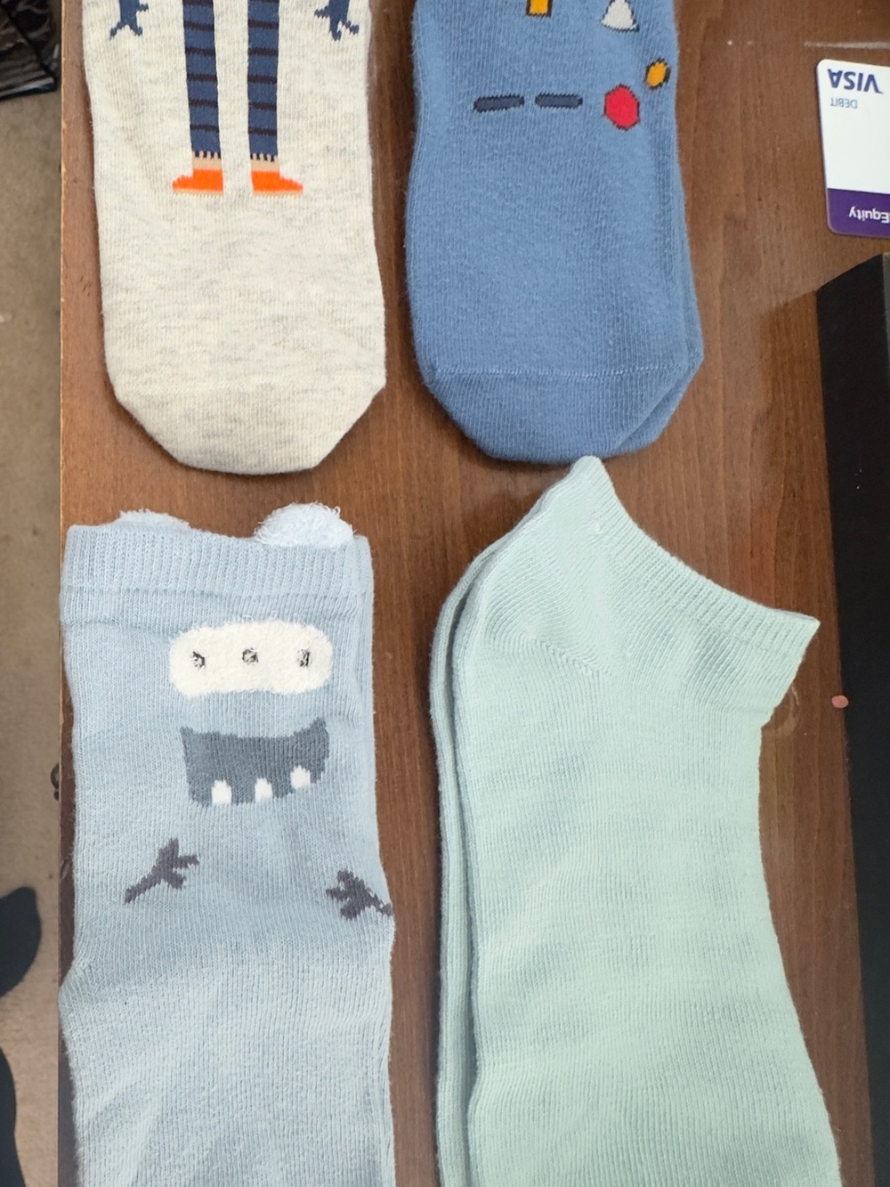 Seven pair-Unisex ankle socks -shoe sizes-Fits up to size 10 in adult size.